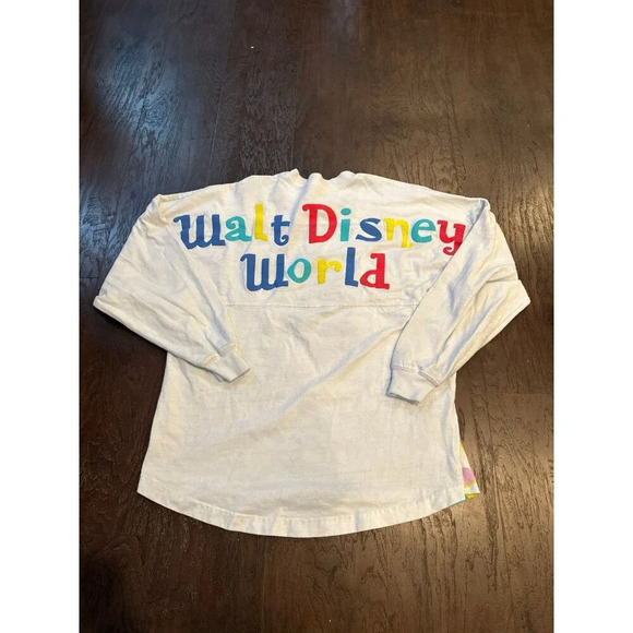 Disneyland It's a Small World Good Bye Spirit Jersey Women's Size s Disney Top - Picture 2 of 3